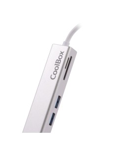 CoolBox miniDock USB-C Lite Alámbrico USB 3.2 Gen 1 (3.1 Gen 1) Type-C Blanco 2