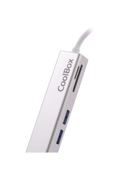 CoolBox miniDock USB-C Lite Alámbrico USB 3.2 Gen 1 (3.1 Gen 1) Type-C Blanco