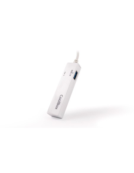 CoolBox COO-H413 hub de interfaz 5000 Mbit s Blanco