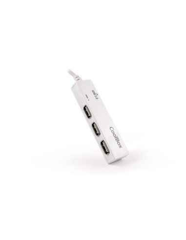 CoolBox COO-H413 hub de interfaz 5000 Mbit s Blanco