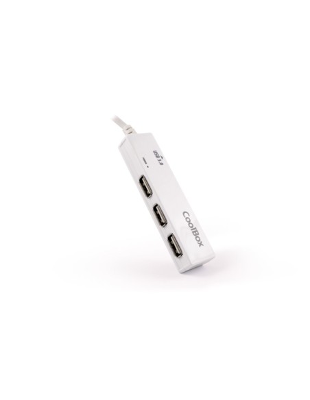 CoolBox COO-H413 hub de interfaz 5000 Mbit s Blanco