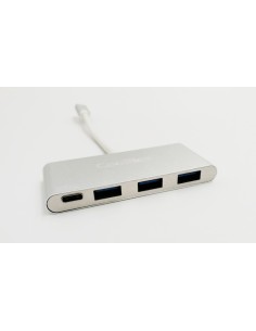 CoolBox COO-HUC3U3PD hub de interfaz USB 3.2 Gen 1 (3.1 Gen 1) Type-C 5000 Mbit s Aluminio 2