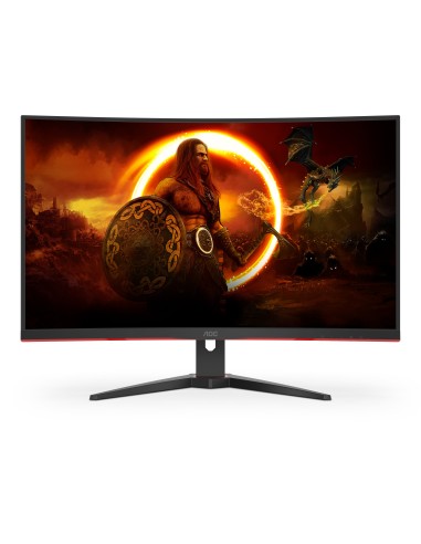 AOC G2 CQ32G2SE BK LED display 80 cm (31.5") 2560 x 1440 Pixeles 2K Ultra HD Negro, Rojo