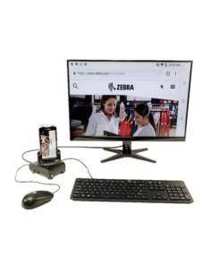 Zebra CRD-TC5X-1SWS-01 estación dock para móvil PDA Negro 2