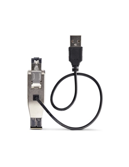 StarTech.com Mini Conversor de Medios de Fibra Óptica Gigabit a Ethernet RJ45 - de Fibra Monomodo (10km) o Multimodo (800m) -
