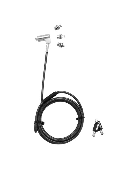 DICOTA D31700 cable antirrobo Negro, Plata 2 m