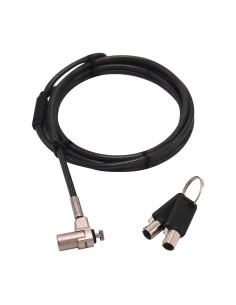 DICOTA D31831 cable antirrobo Negro, Plata 2 m