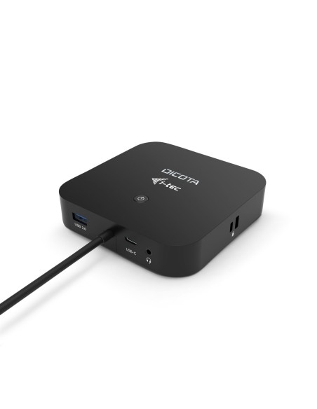 DICOTA D31949 base para portátil y replicador de puertos Alámbrico USB Tipo C Negro