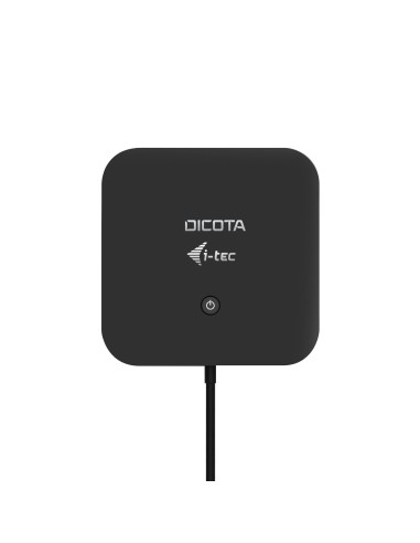 DICOTA D31949 base para portátil y replicador de puertos Alámbrico USB Tipo C Negro