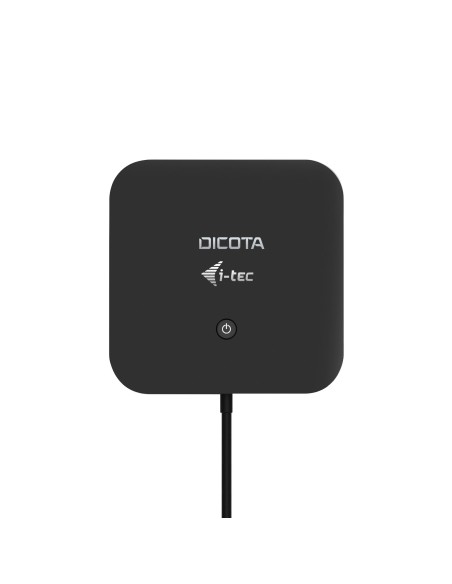 DICOTA D31949 base para portátil y replicador de puertos Alámbrico USB Tipo C Negro