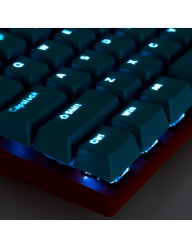 FR-TEC Dragon Ball Super teclado Juego USB QWERTY Azul, Naranja