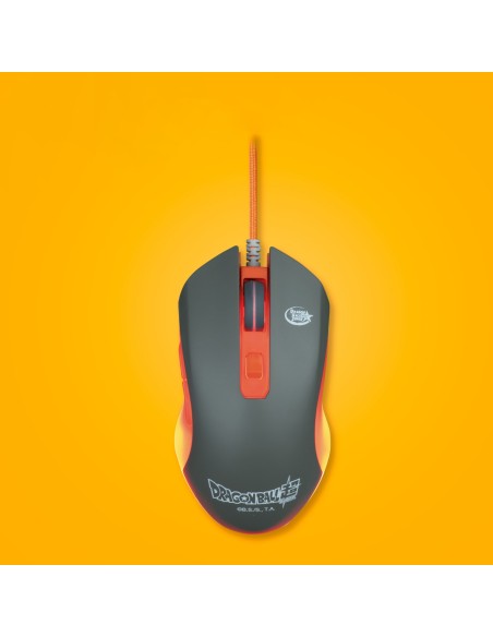 FR-TEC PC Dragon Ball Super PACK Keyboard + Mouse + Mousepad teclado Ratón incluido Juego USB Gris, Naranja