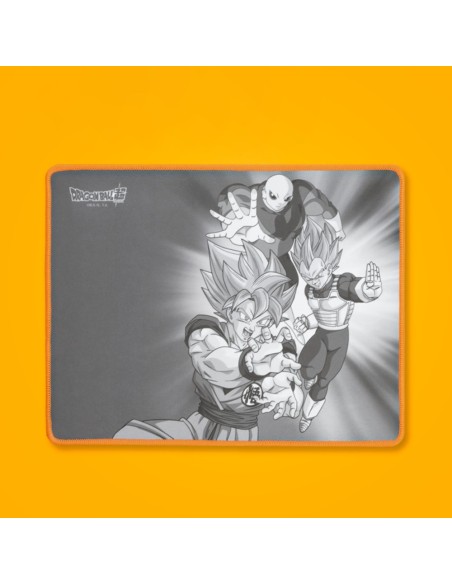 FR-TEC PC Dragon Ball Super PACK Keyboard + Mouse + Mousepad teclado Ratón incluido Juego USB Gris, Naranja