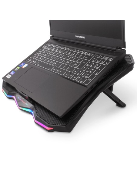 Deep Gaming Base refrigeradora para ordenadores portátiles hasta 17.3″ RBW-17 Deep Gaming Base refrigeradora para ordenadores portátiles hasta 17.3″ RBW-17