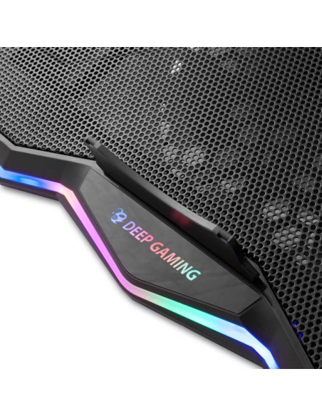 Deep Gaming Base refrigeradora para ordenadores portátiles hasta 17.3″ RBW-17 Deep Gaming Base refrigeradora para ordenadores portátiles hasta 17.3″ RBW-17
