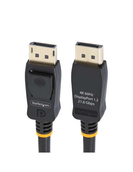 StarTech.com Cable DisplayPort 1.2 4K 60Hz de 2m - Cable DP UHD con Pestillos - con Certificación VESA - Cable para Monitor StarTech.com Cable DisplayPort 1.2 4K 60Hz de 2m - Cable DP UHD con Pestillos - con Certificación VESA - Cable para Monitor