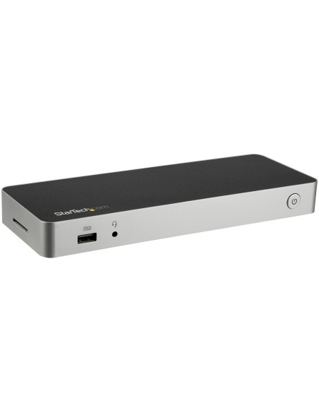 StarTech.com Dock USB C para 2 Monitores 4K 30Hz con HDMI y DisplayPort - Entrega de Potencia 60W - SD - Hub 4x Puertos USB-A StarTech.com Dock USB C para 2 Monitores 4K 30Hz con HDMI y DisplayPort - Entrega de Potencia 60W - SD - Hub 4x Puertos USB-A