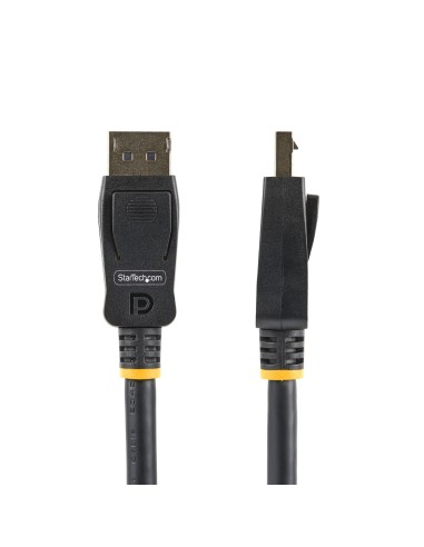StarTech.com Cable DisplayPort 1.2 4K 60Hz de 2m - Cable DP UHD con Pestillos - con Certificación VESA - Cable para Monitor