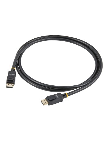 StarTech.com Cable DisplayPort 1.2 4K 60Hz de 2m - Cable DP UHD con Pestillos - con Certificación VESA - Cable para Monitor
