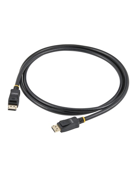 StarTech.com Cable DisplayPort 1.2 4K 60Hz de 2m - Cable DP UHD con Pestillos - con Certificación VESA - Cable para Monitor StarTech.com Cable DisplayPort 1.2 4K 60Hz de 2m - Cable DP UHD con Pestillos - con Certificación VESA - Cable para Monitor
