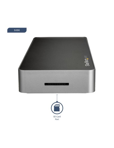 StarTech.com Dock USB C para 2 Monitores 4K 30Hz con HDMI y DisplayPort - Entrega de Potencia 60W - SD - Hub 4x Puertos USB-A