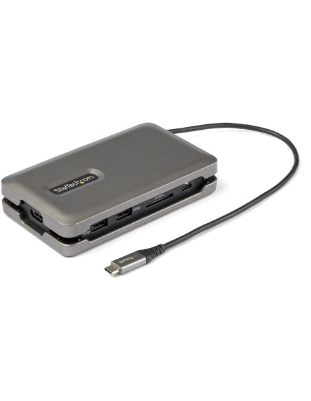 StarTech.com Adaptador Multipuertos USB-C - USB Tipo C a HDMI 2.0 4K a 60Hz - Hub Ladrón USB de 2 Puertos de 10Gbps - con PD de StarTech.com Adaptador Multipuertos USB-C - USB Tipo C a HDMI 2.0 4K a 60Hz - Hub Ladrón USB de 2 Puertos de 10Gbps - con PD de