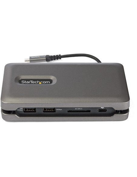 StarTech.com Adaptador Multipuertos USB-C - USB Tipo C a HDMI 2.0 4K a 60Hz - Hub Ladrón USB de 2 Puertos de 10Gbps - con PD de StarTech.com Adaptador Multipuertos USB-C - USB Tipo C a HDMI 2.0 4K a 60Hz - Hub Ladrón USB de 2 Puertos de 10Gbps - con PD de