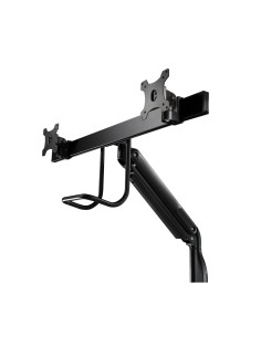 V7 Soporte con brazos con resorte de gas de alta resistencia para dos monitores