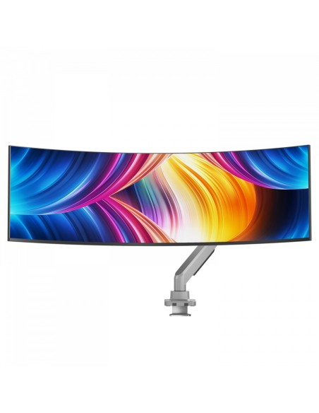 V7 DM1HDS soporte para monitor 124,5 cm (49") Escritorio Negro, Plata