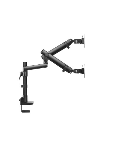 V7 Soporte para monitores con ajuste manual profesional doble