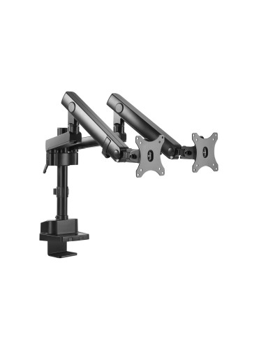 V7 Soporte para monitores con ajuste manual profesional doble