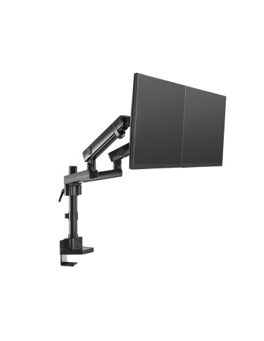 V7 Soporte para monitores con ajuste manual profesional doble