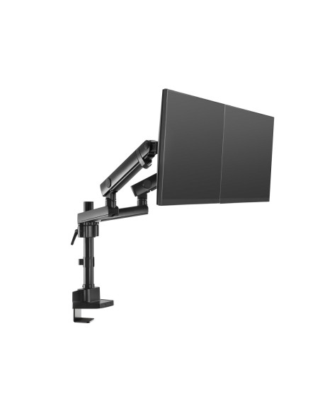 V7 Soporte para monitores con ajuste manual profesional doble