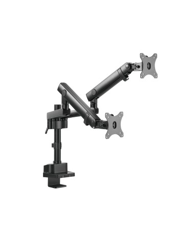 V7 Soporte para monitores con ajuste manual profesional doble