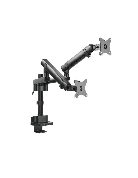 V7 Soporte para monitores con ajuste manual profesional doble