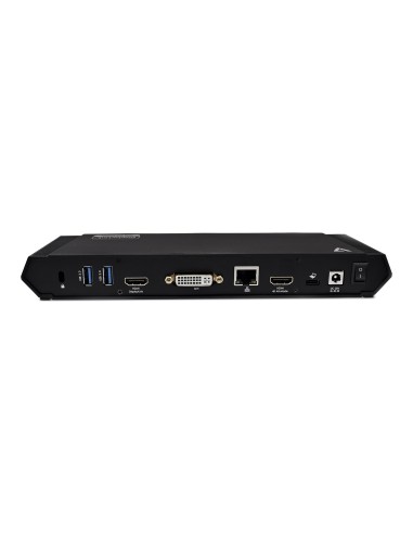 V7 DOCKUSBC base para portátil y replicador de puertos Acoplamiento USB 3.2 Gen 1 (3.1 Gen 1) Type-A Negro