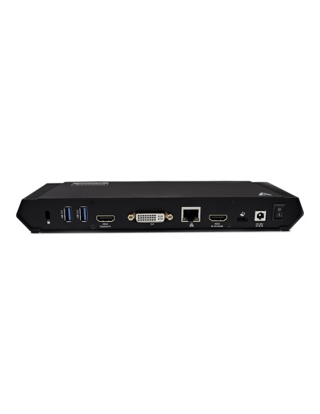 V7 DOCKUSBC base para portátil y replicador de puertos Acoplamiento USB 3.2 Gen 1 (3.1 Gen 1) Type-A Negro