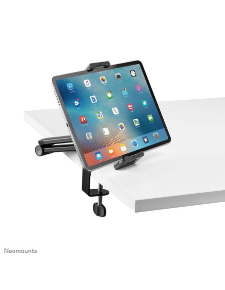 Neomounts DS15-545BL1 Soporte para tablet con abrazadera para escritorio 4.7-12.9" - universal - movimiento completo