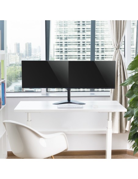 V7 Soporte para monitores de escritorio doble