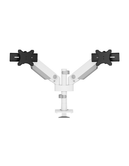 Neomounts DS65S-950WH2 Brazo de monitor 24-34" - resorte de gas - Topfix - multi ajustable - Tope-a-180°