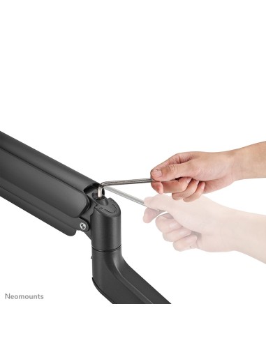 Neomounts DS70PLUS-450BL1 Brazo de monitor 17-49" - resorte de gas - Topfix - Tope-a-180°