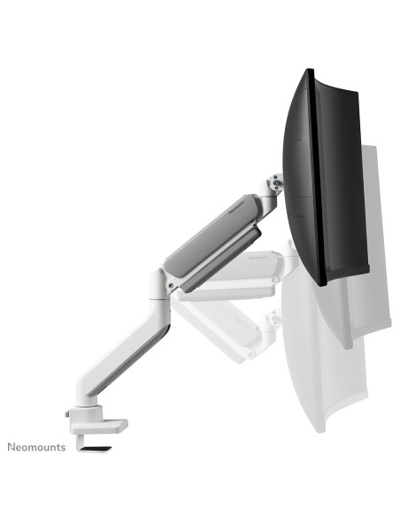 Neomounts DS70PLUS-450WH1 Brazo de monitor 17-49" - resorte de gas - Topfix - Tope-a-180°