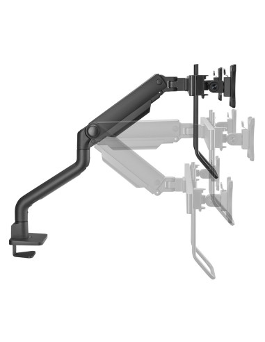 Neomounts DS75S-950BL2 Brazo de monitor 17-32" - resorte de gas - Topfix - Tope-a-180°