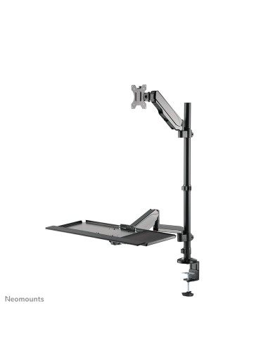 Neomounts DS90-325BL1 Soporte de sobremesa para puesto de trabajo de pie sentado 17-32" - resorte de gas