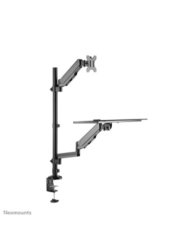 Neomounts DS90-325BL1 Soporte de sobremesa para puesto de trabajo de pie sentado 17-32" - resorte de gas