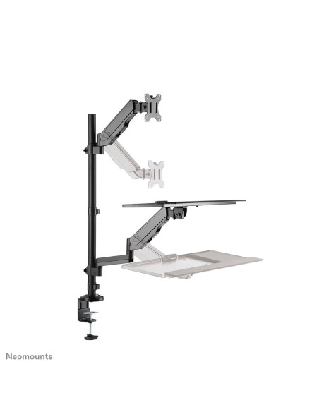 Neomounts DS90-325BL1 Soporte de sobremesa para puesto de trabajo de pie sentado 17-32" - resorte de gas