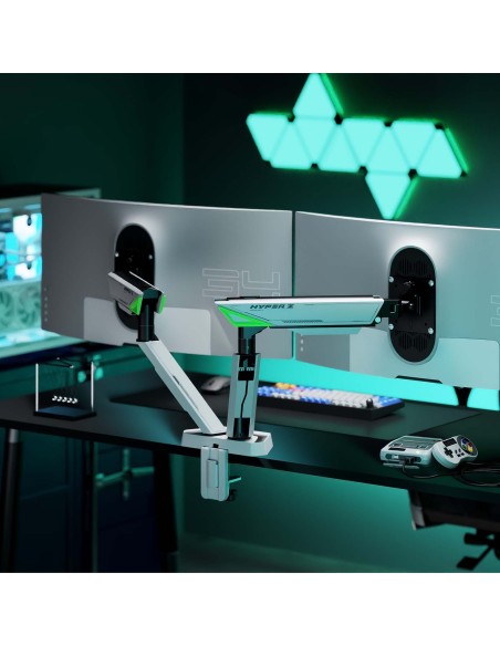 AISENS DT38TSR-345 soporte para monitor 96,5 cm (38") Escritorio Negro, Blanco AISENS DT38TSR-345 soporte para monitor 96,5 cm (38") Escritorio Negro, Blanco