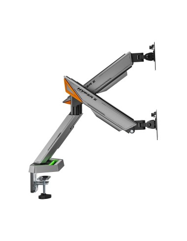 AISENS DT38TSRRGB-349 soporte para monitor 96,5 cm (38") Escritorio Negro, Blanco