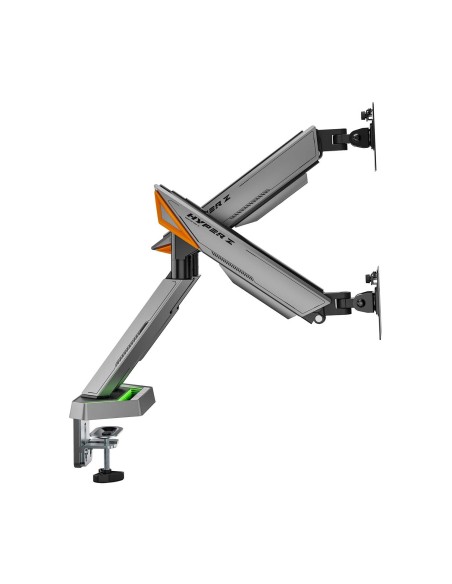 AISENS DT38TSRRGB-349 soporte para monitor 96,5 cm (38") Escritorio Negro, Blanco