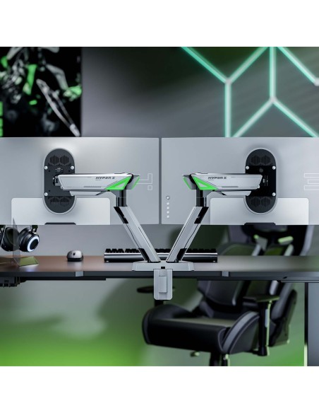 AISENS DT38TSR-345 soporte para monitor 96,5 cm (38") Escritorio Negro, Blanco AISENS DT38TSR-345 soporte para monitor 96,5 cm (38") Escritorio Negro, Blanco